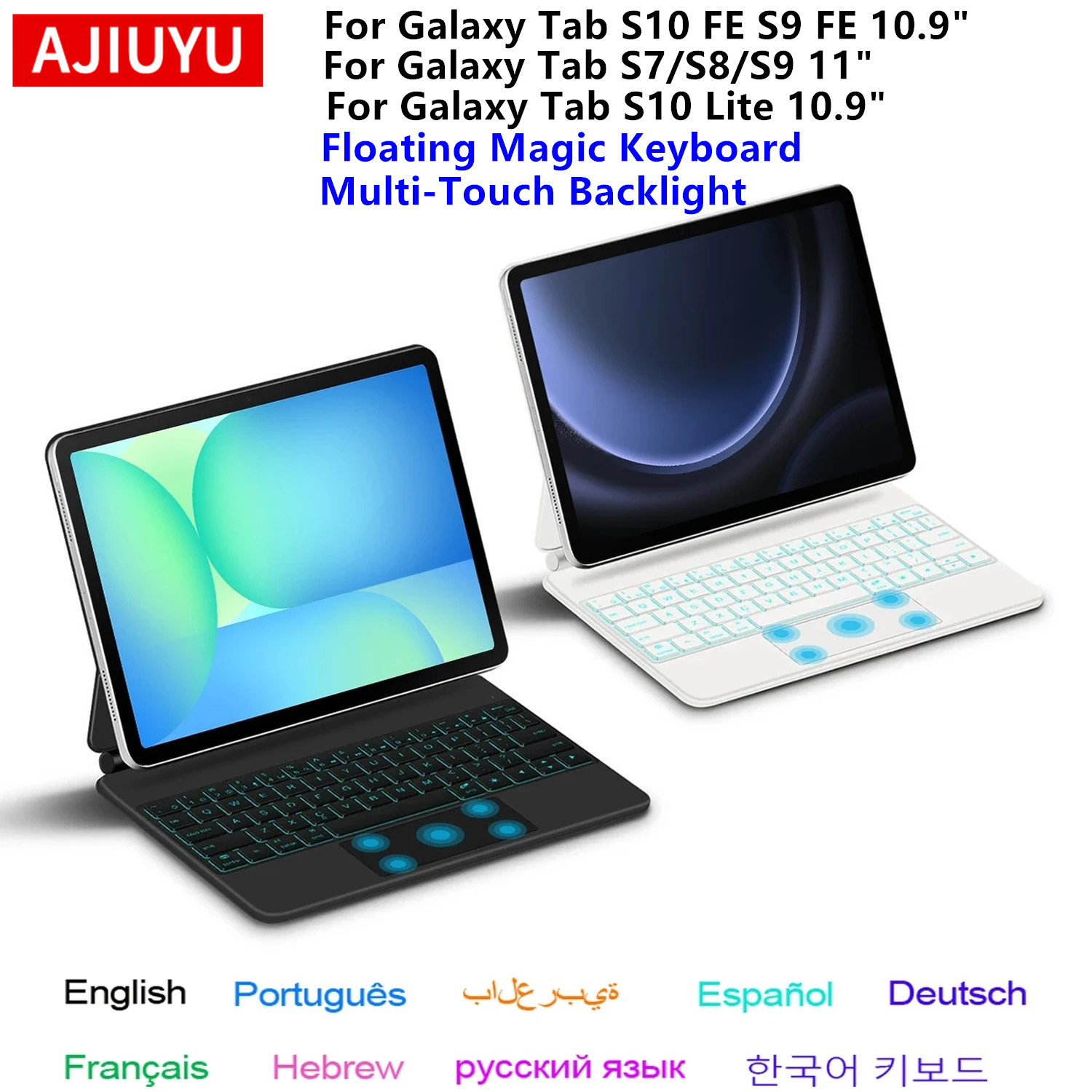 Samsung Tablet Keyboard Accessories - Magic Keyboard for Samsung Galaxy Tab