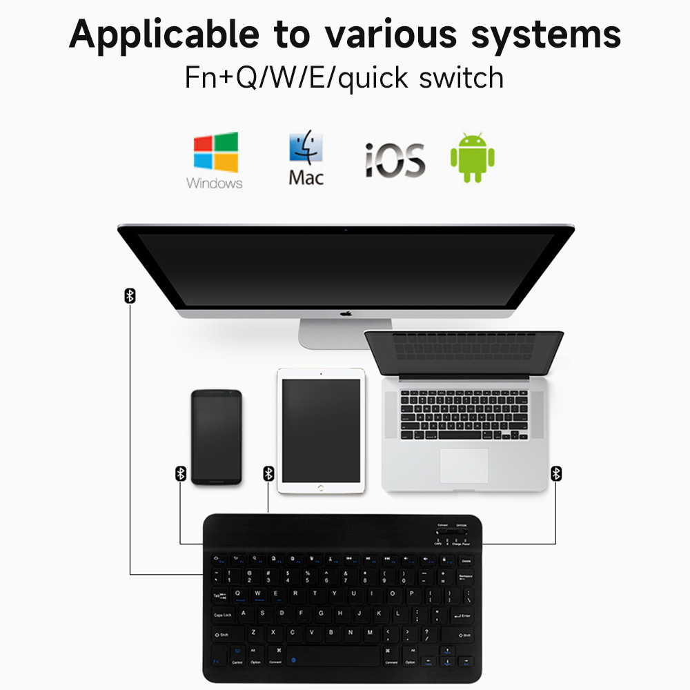 Bluetooth Keyboard for IOS And - đánh giá và giá Samsung Tablet Keyboard Accessories