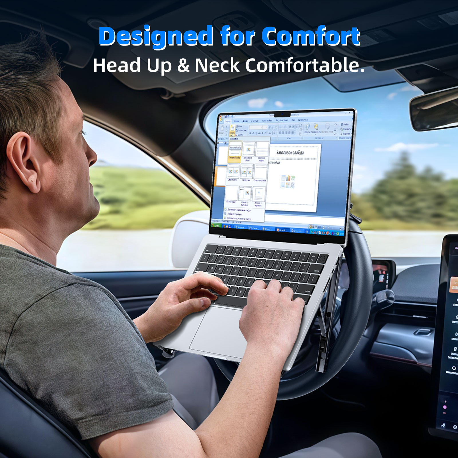 Eary Car Laptop Mount Steering - đánh giá và giá Tesla Tablet Accessories