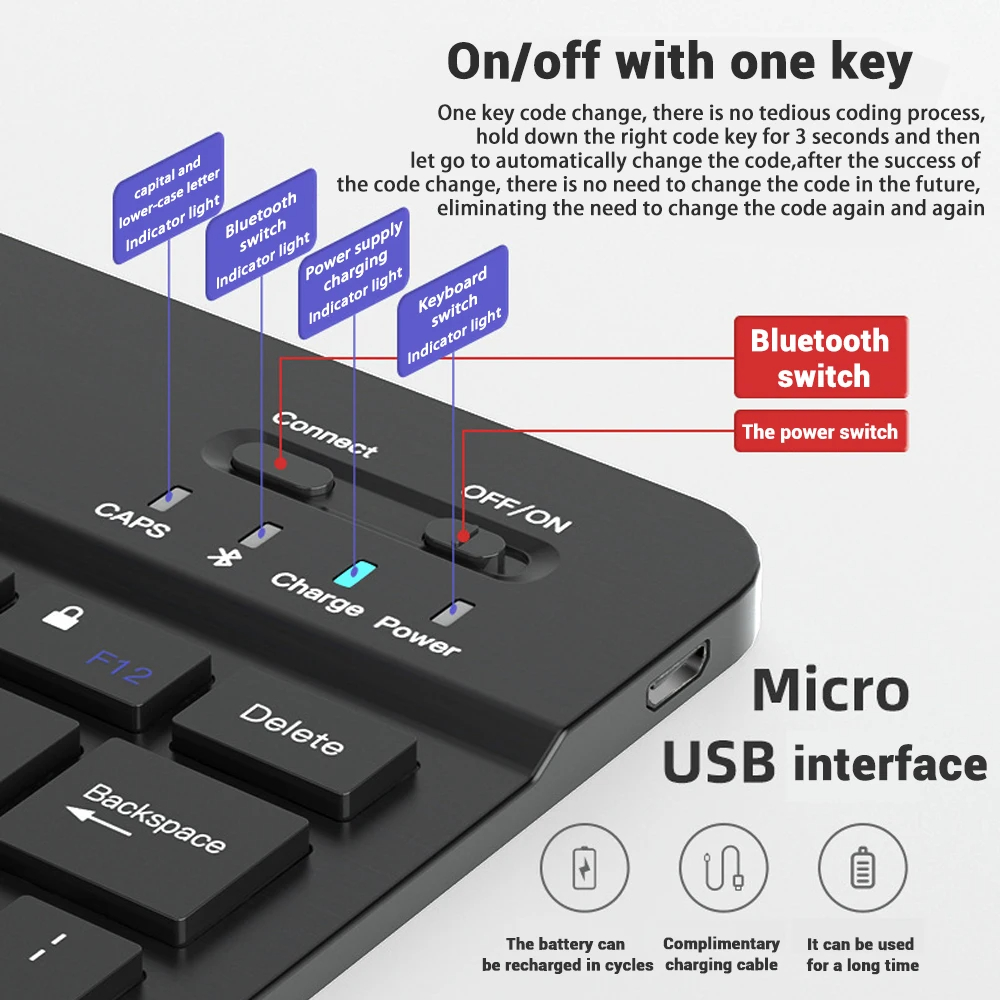 Mini Keyboard Wireless Bluetoo - đánh giá và giá Android Tablet Gaming Accessories