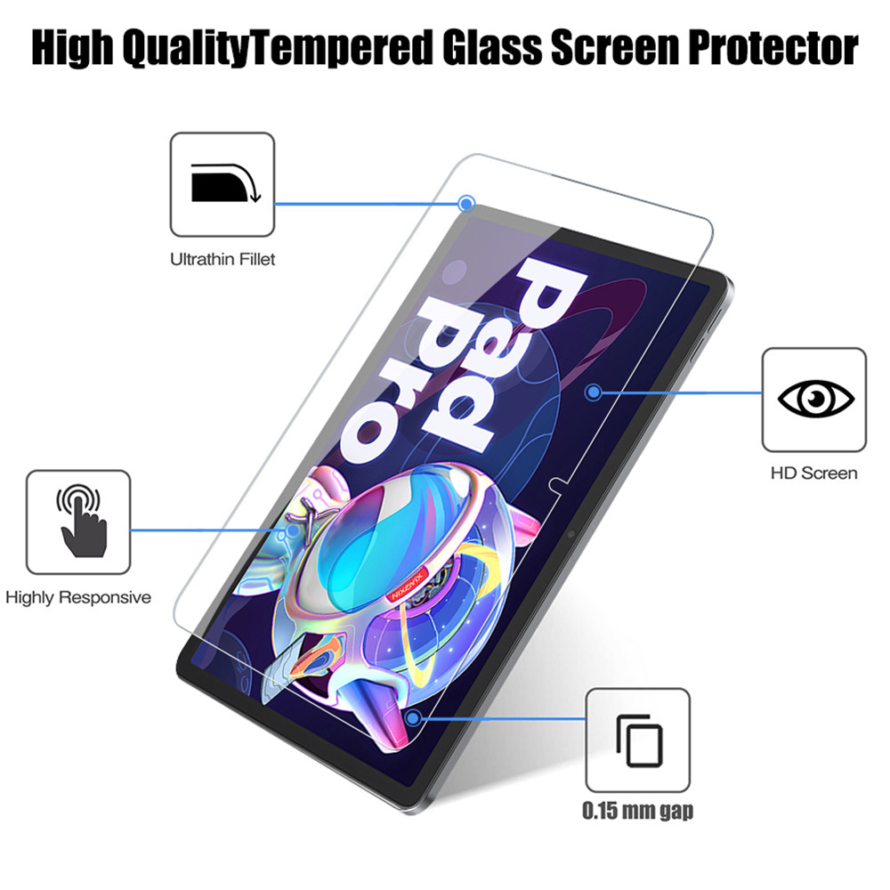 2PCS Tempered Glass Screen Pro - đánh giá và giá Lenovo Tablet Plus Accessories