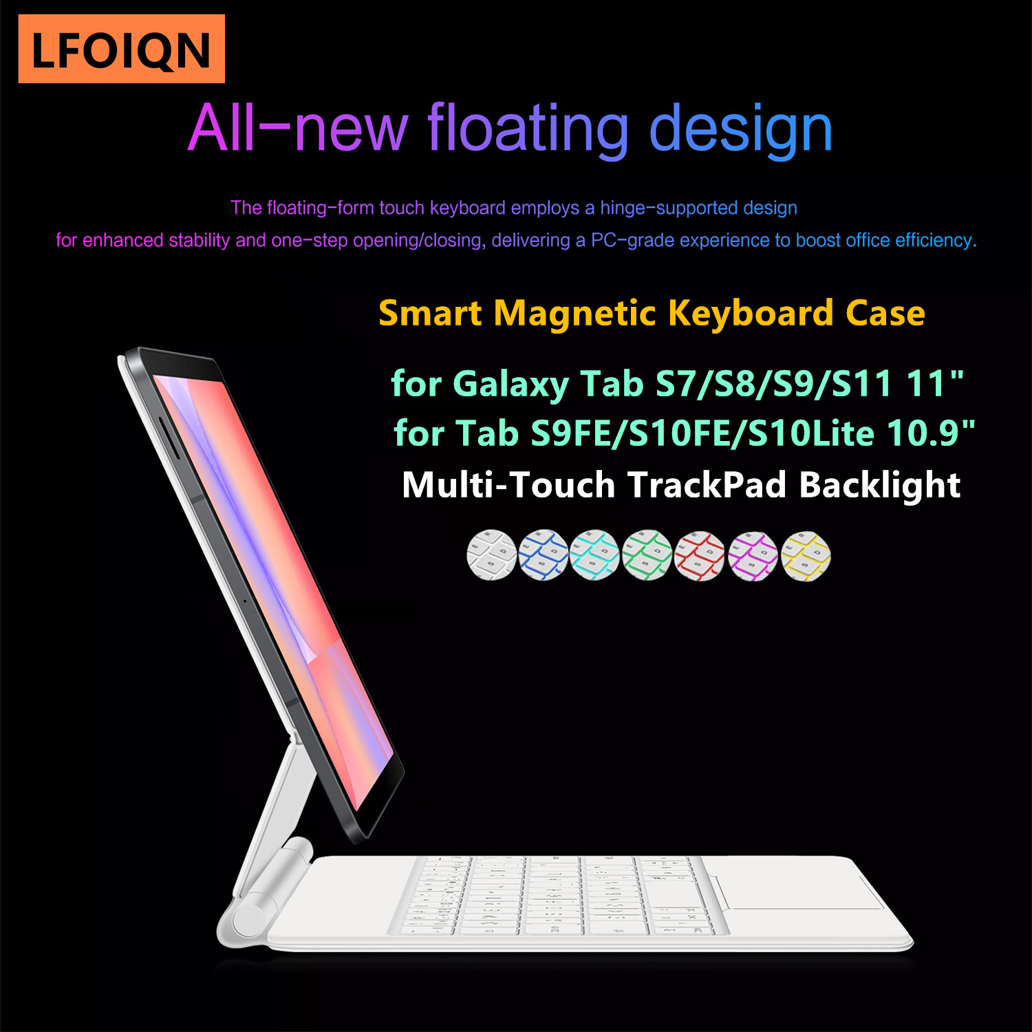 LFOIQN Magic Keyboard for Sams - đánh giá và giá Samsung Tablet Keyboard Accessories